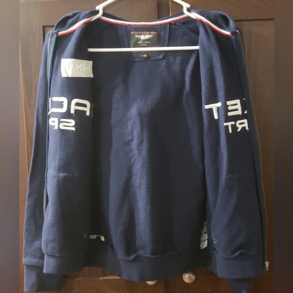 **Aston Martin Racing by Hackett, Boy's Navy Full Zip Jacket Size 11/12, EUC** - Picture 6 of 10